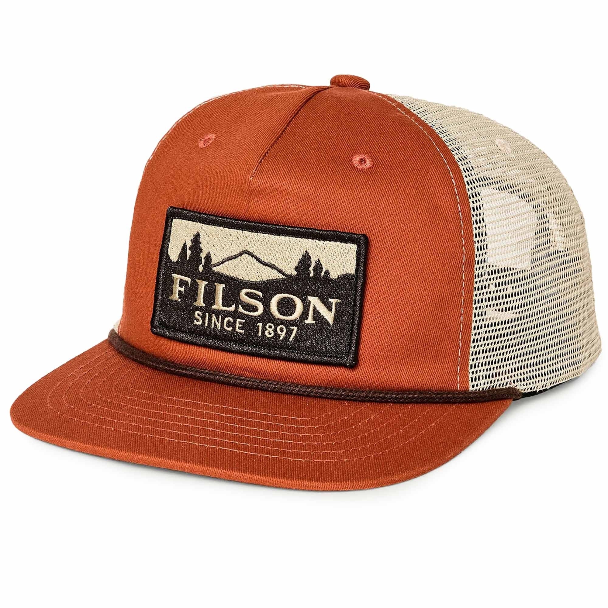 Filson Trucker Mesh Cap - Rust