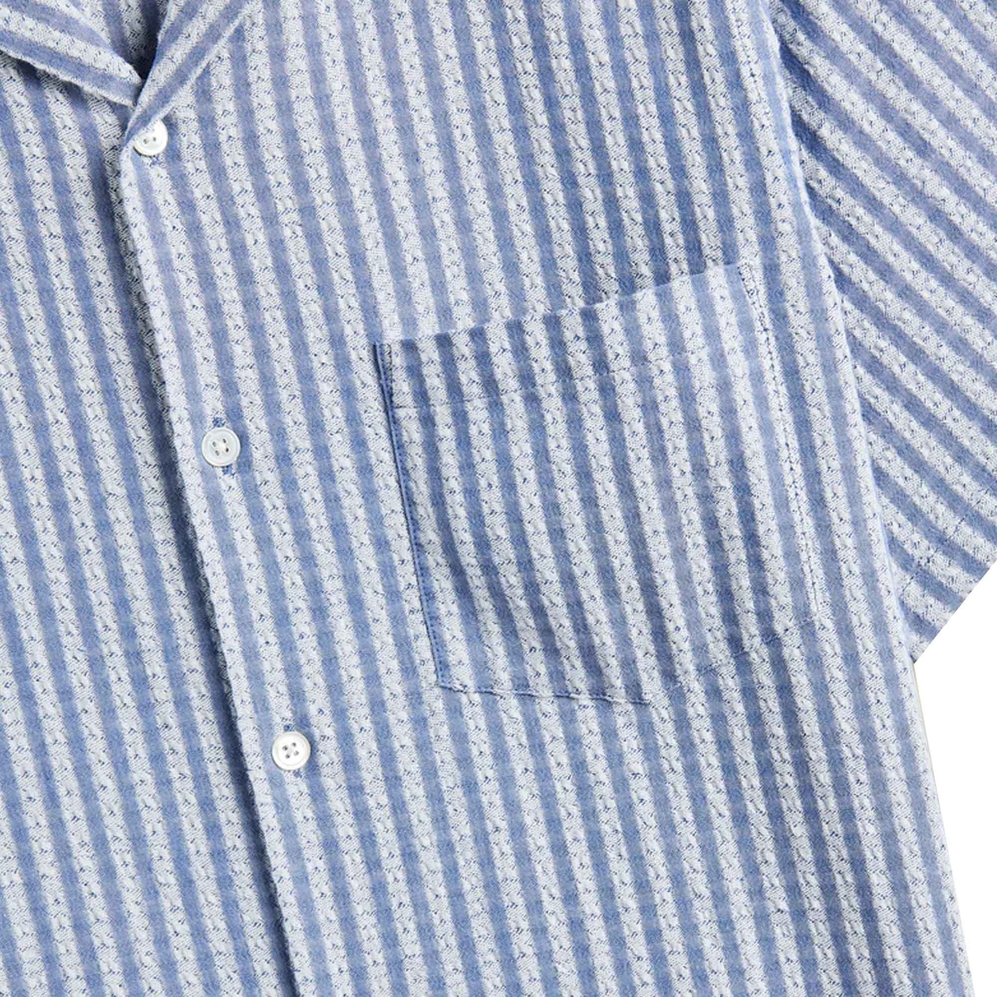 Portuguese Flannel Jacquard Shirt - Chambray