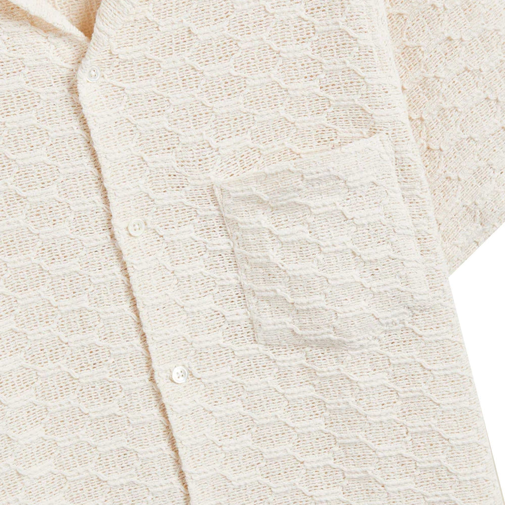 Portuguese Flannel Net Shirt - Cream