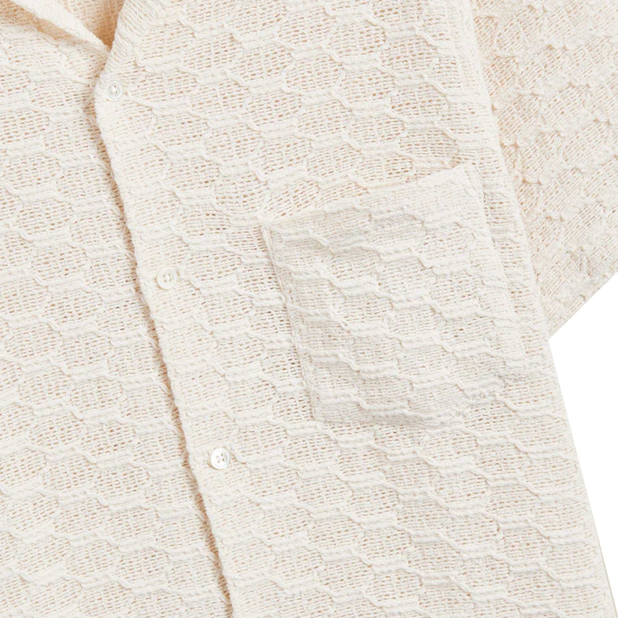 Portuguese Flannel Net Shirt - Cream