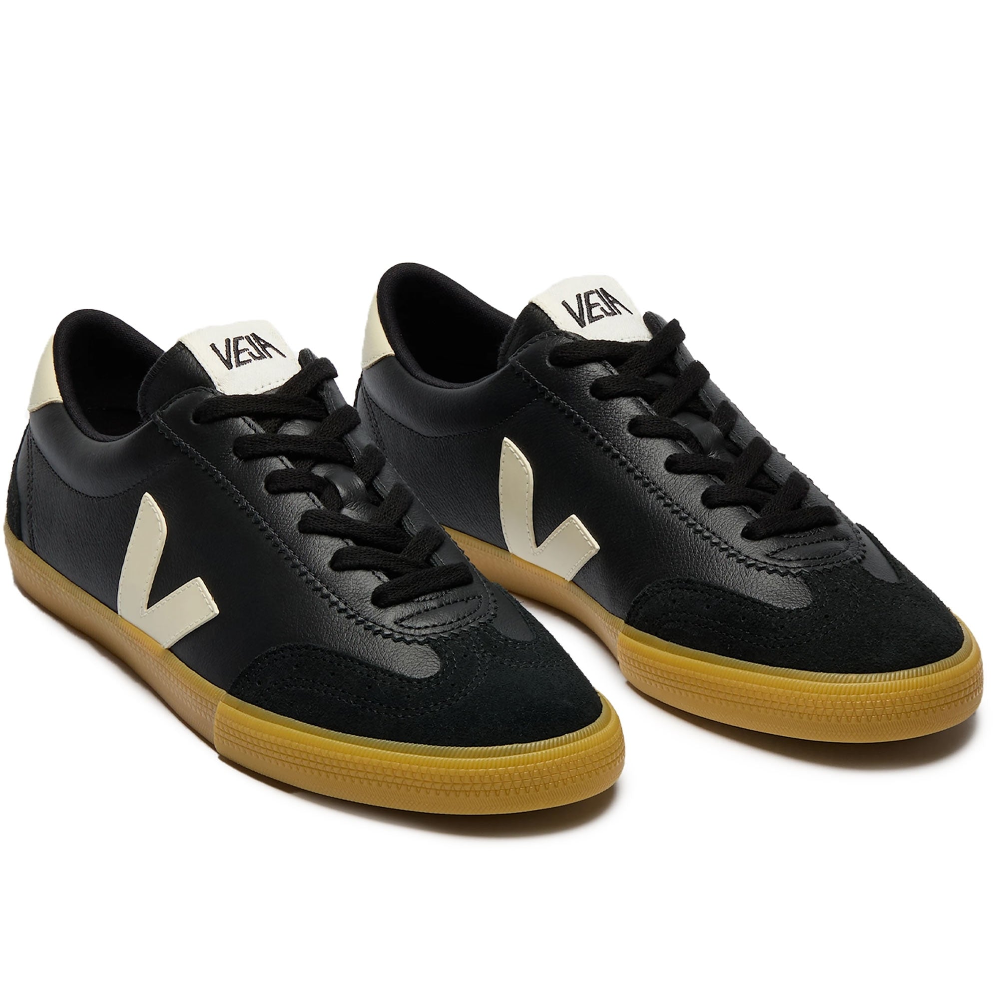 Veja Volley O.T. Leather - Black Pierre