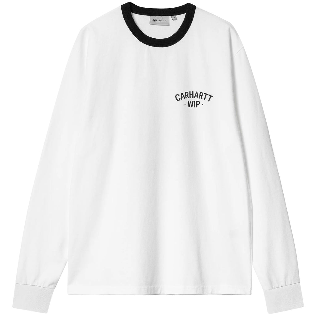 Carhartt WIP Long Sleeve 89 Ringer T-Shirt - White