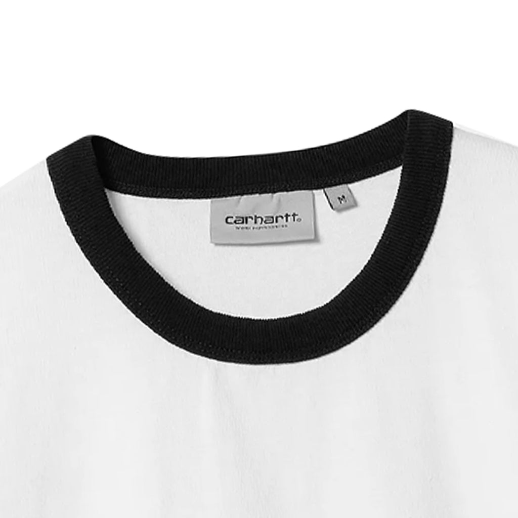 Carhartt WIP Long Sleeve 89 Ringer T-Shirt - White