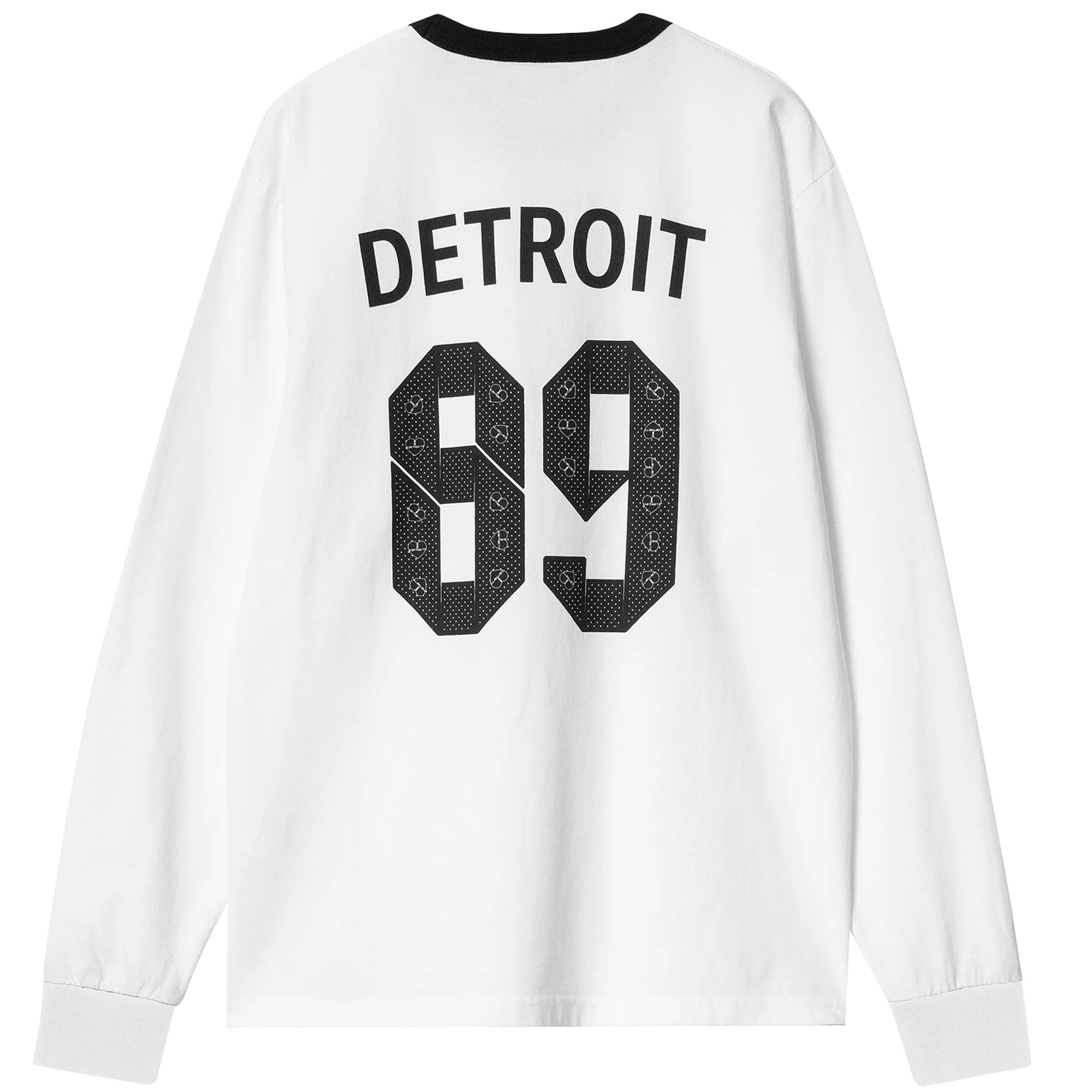 Carhartt WIP Long Sleeve 89 Ringer T-Shirt - White