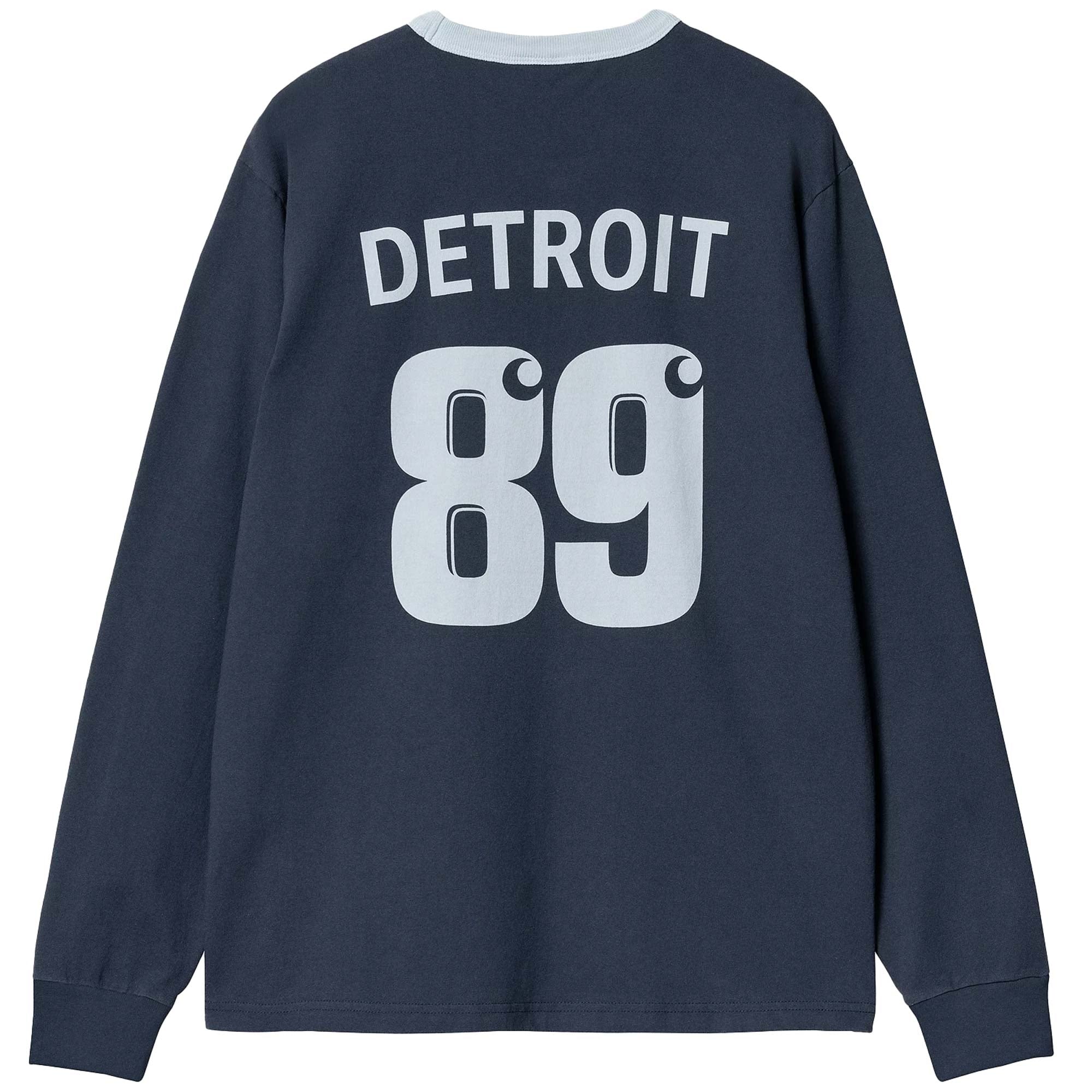 Carhartt WIP Long Sleeve 89 Ringer T-Shirt - Blue