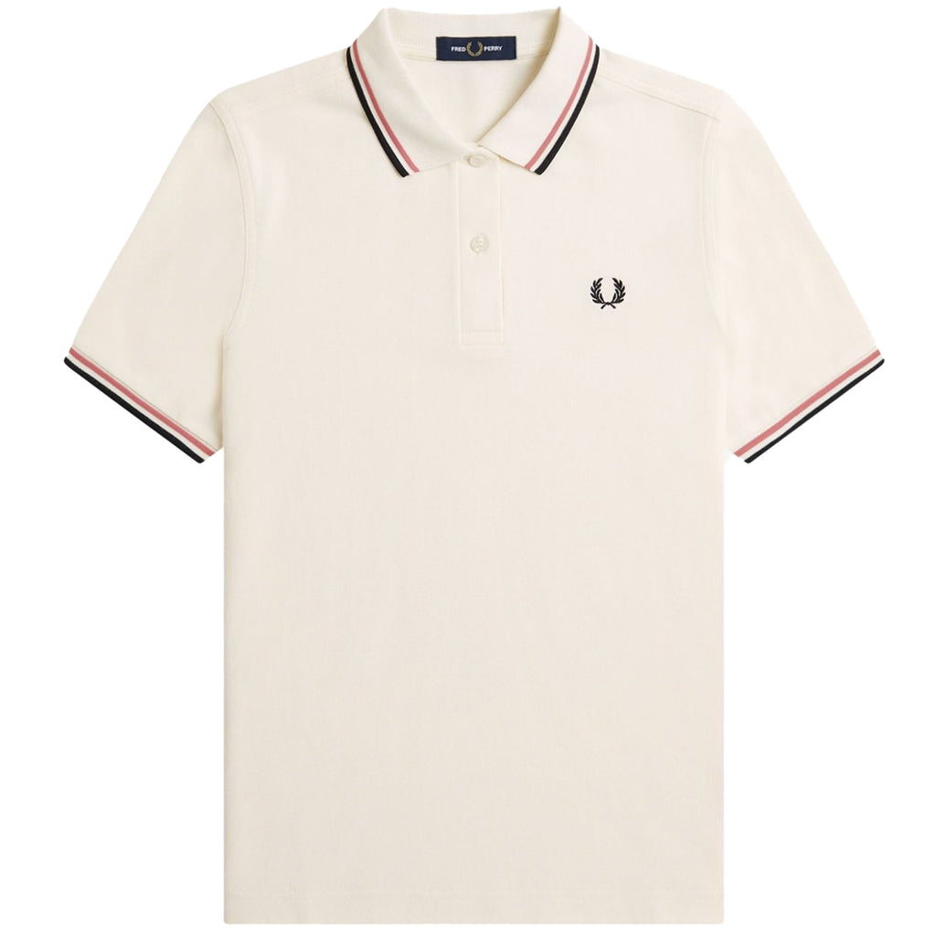 Fred Perry Womens G3600 Polo Shirt - Light Ecru
