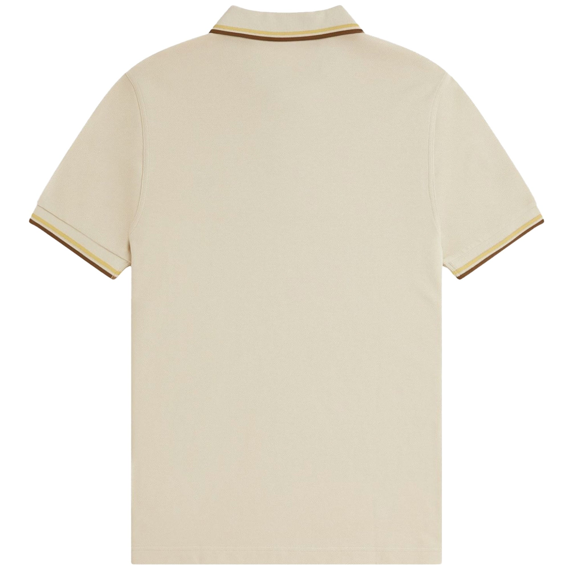 Fred Perry M3600 Twin Tipped Polo Shirt - Oatmeal