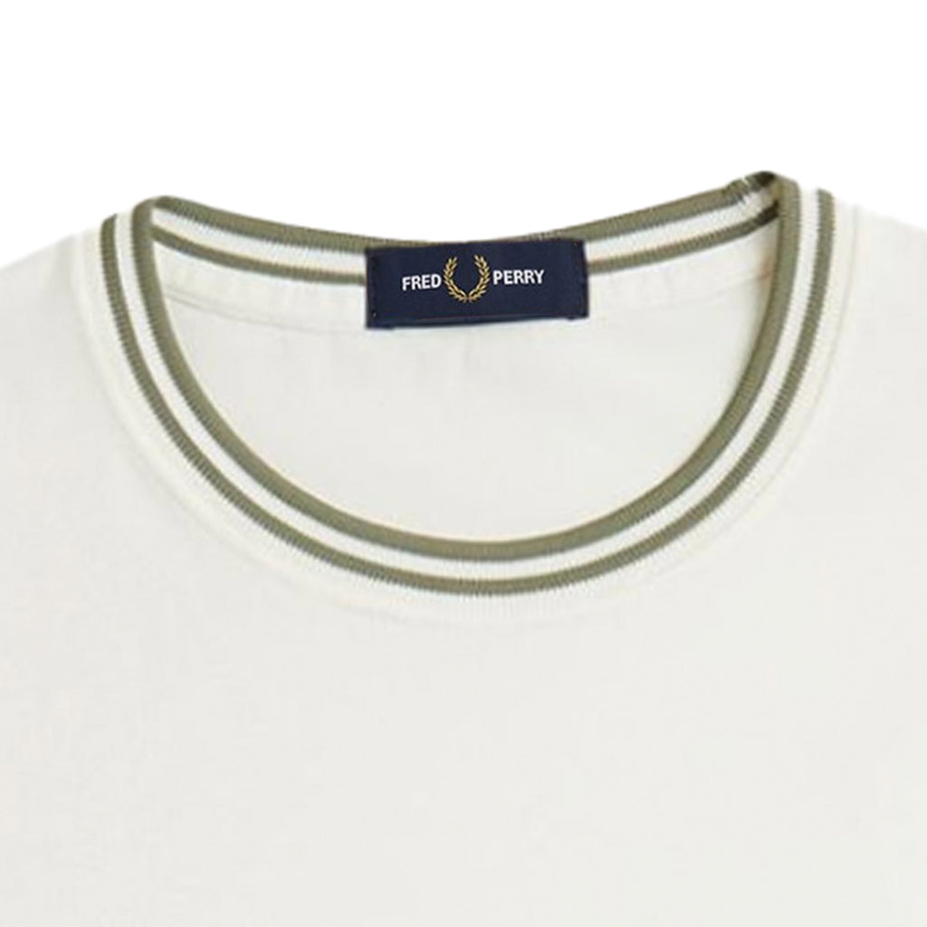 Fred Perry Twin Tipped T-Shirt - Light Ecru