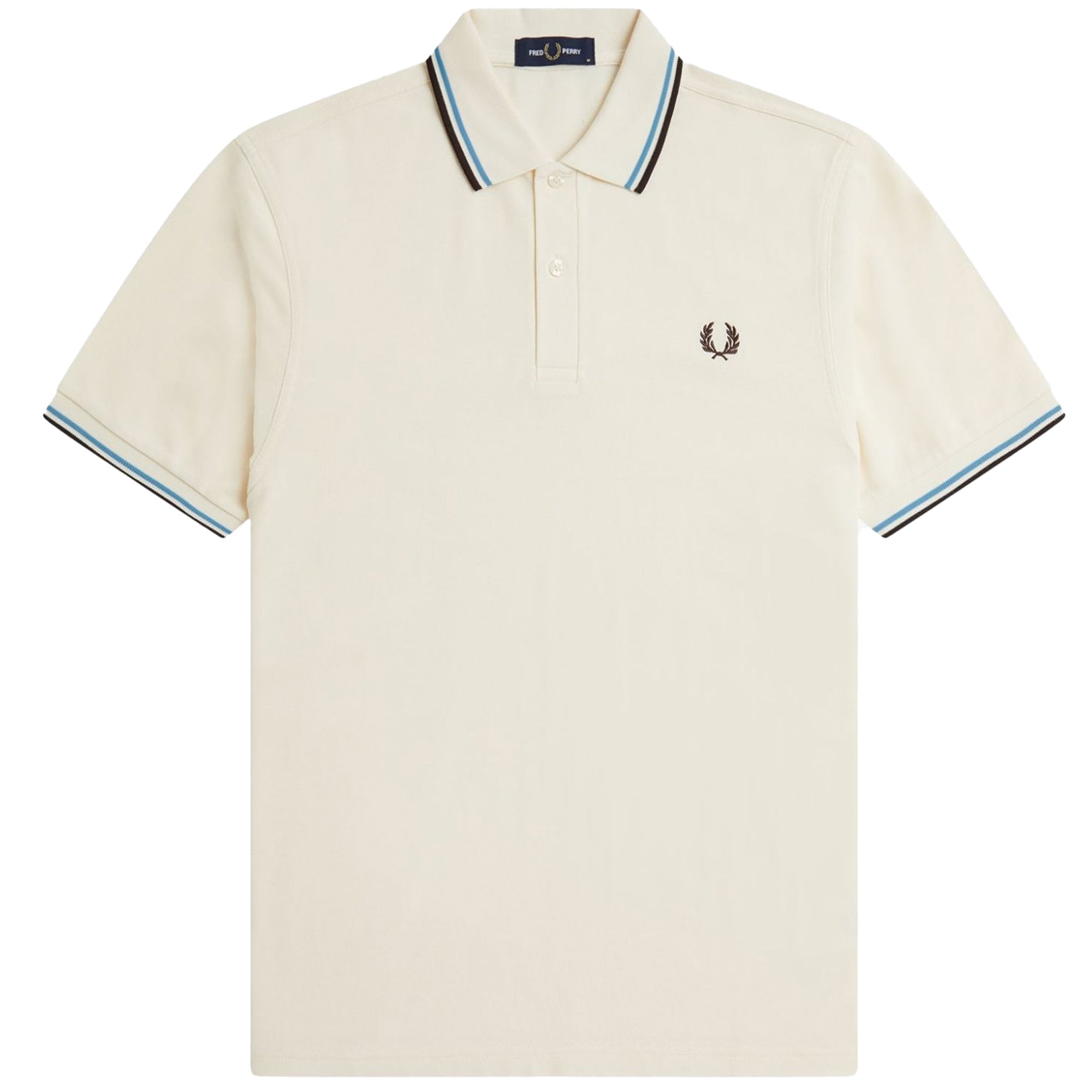 Fred Perry M3600 Twin Tipped Polo Shirt - Ecru