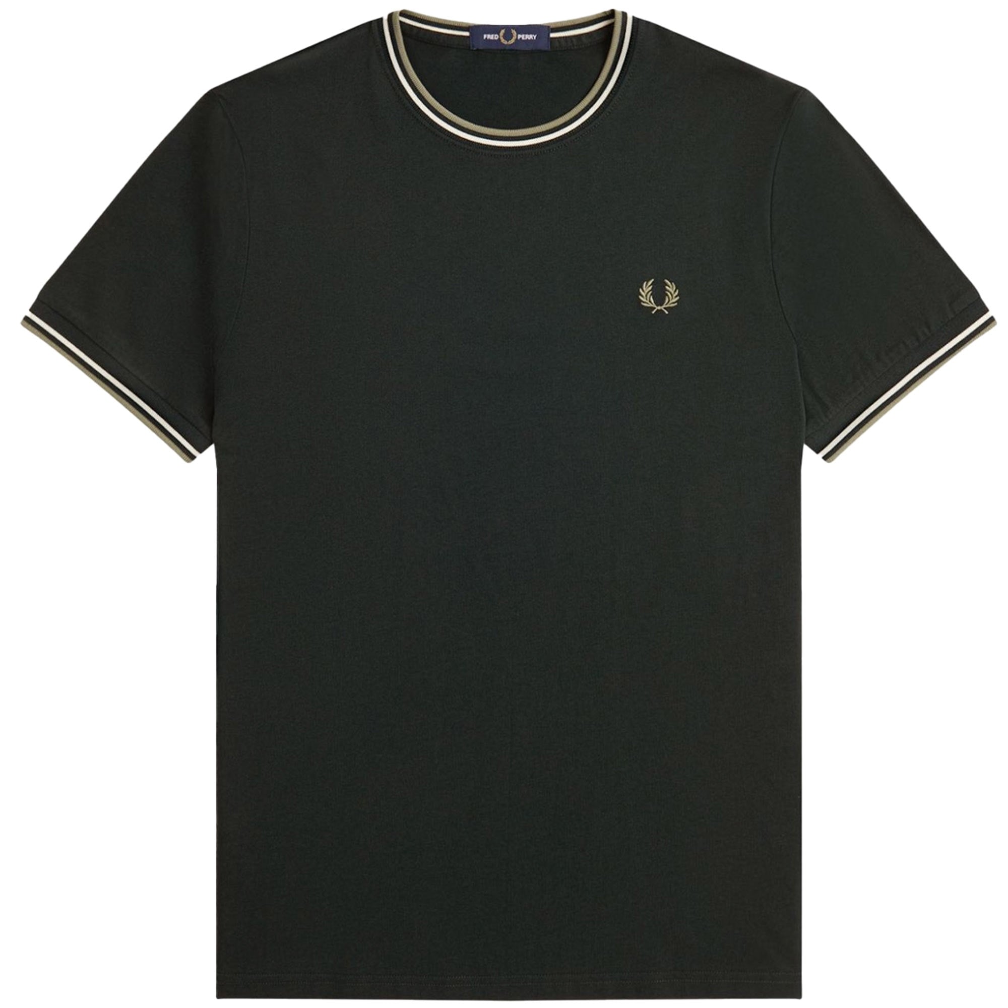Fred Perry Twin Tipped T-Shirt - Night Green