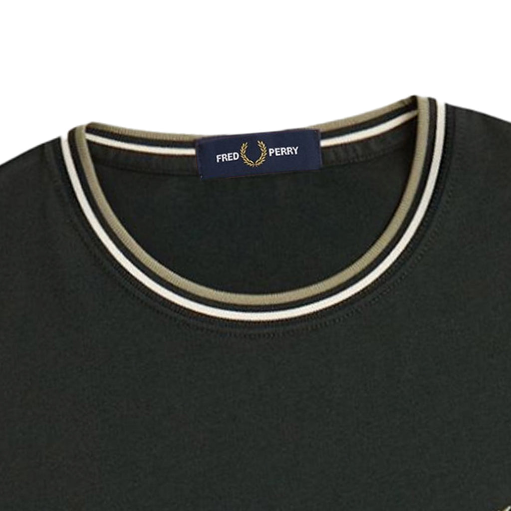 Fred Perry Twin Tipped T-Shirt - Night Green
