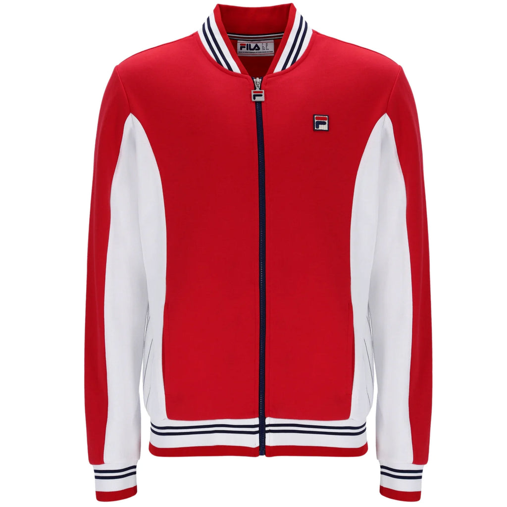 Fila Vintage Settanta Baseball Track Jacket - Red