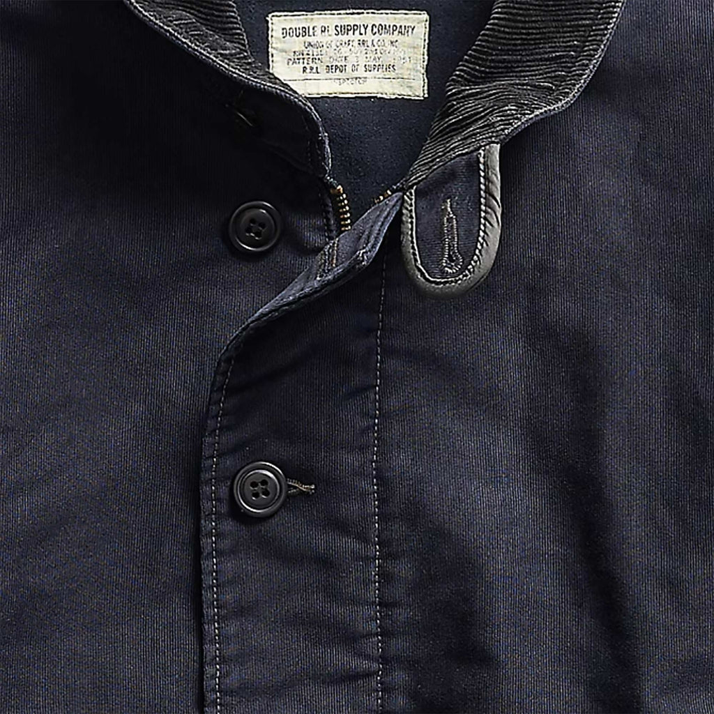RRL by Ralph Lauren Corduroy-Collar Cotton Deck Jacket - Navy