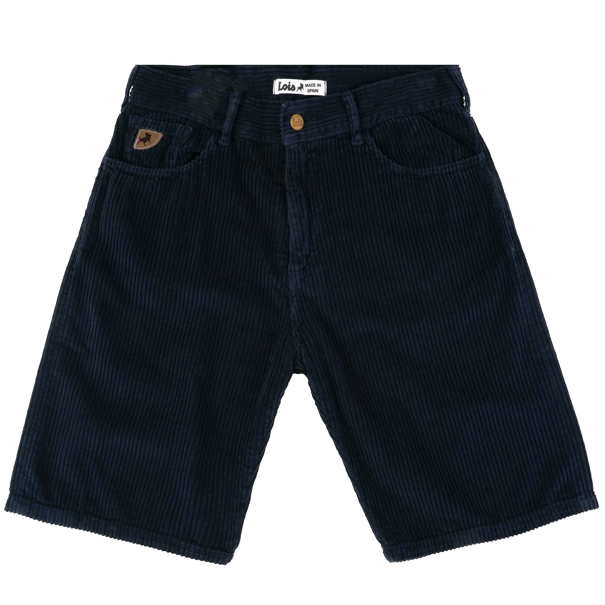 Lois Jeans Pepe Jumbo Corduroy Shorts - Navy