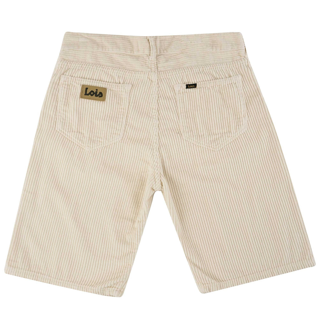 Lois Jeans Pepe Jumbo Corduroy Shorts - Ecru