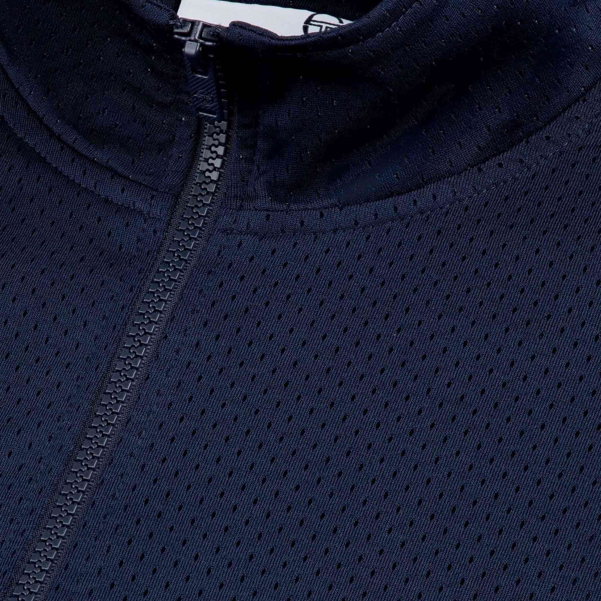 Sergio Tacchini Arturo Mesh Track Jacket - Maritime Blue/Quiet Gray
