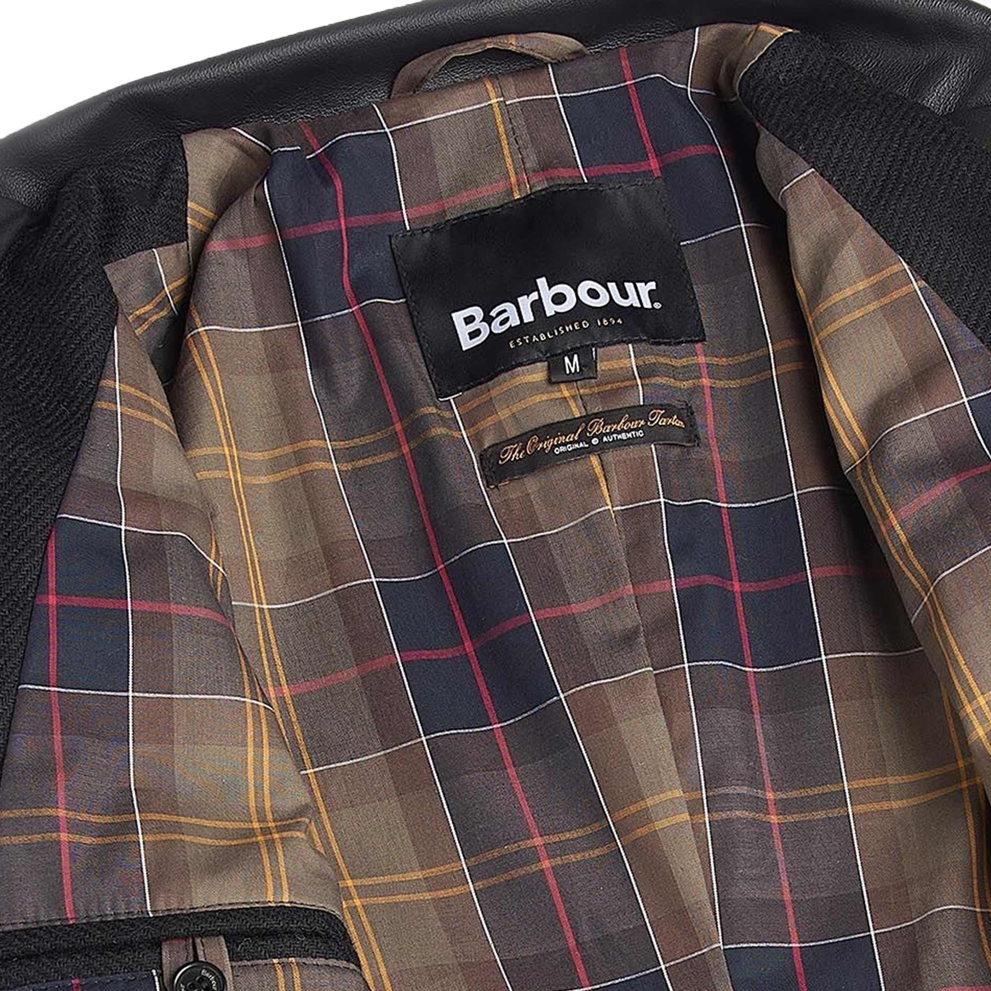 Barbour Beacon Sports Wax Jacket - Black