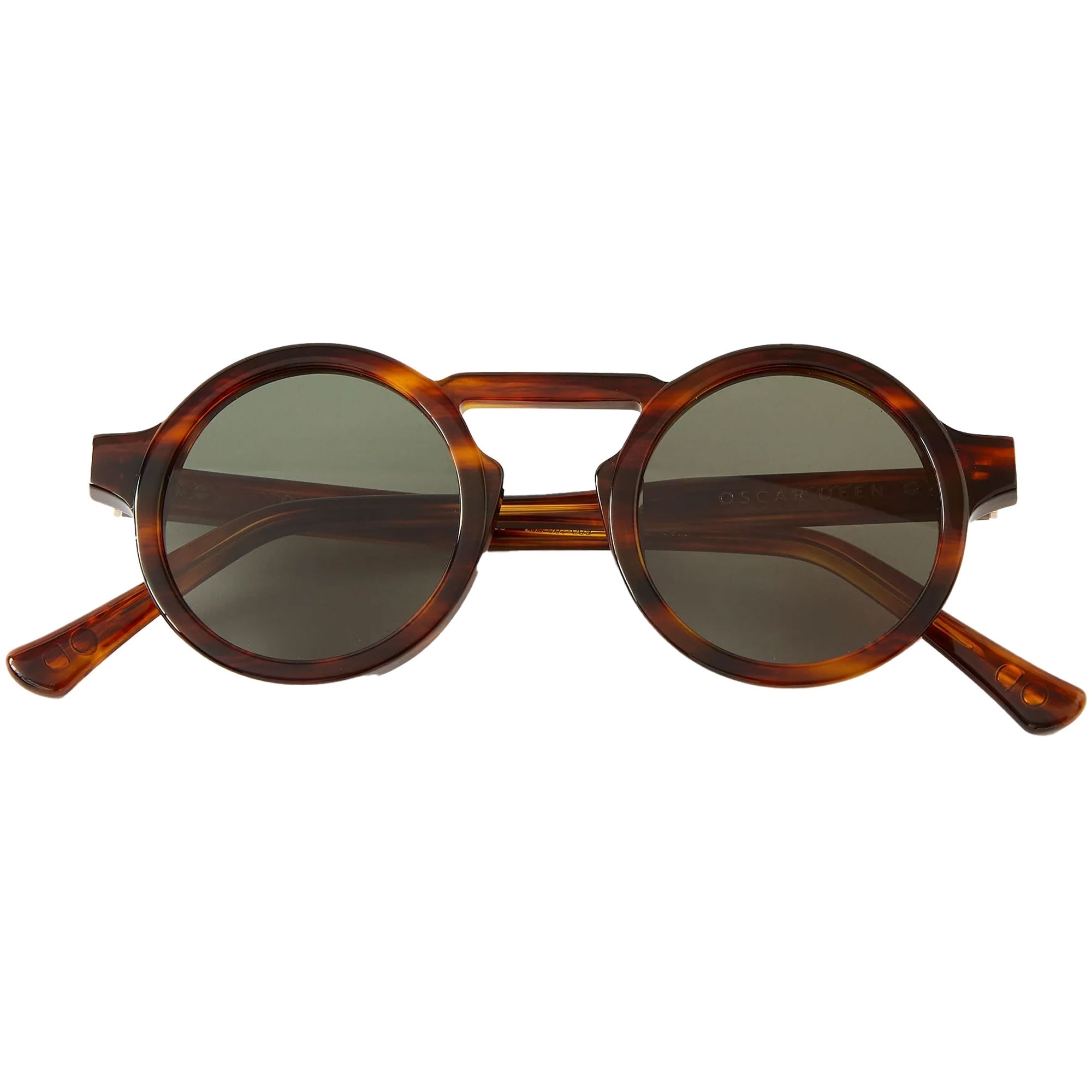 Oscar Deen Panda Sunglasses - Umber/Moss