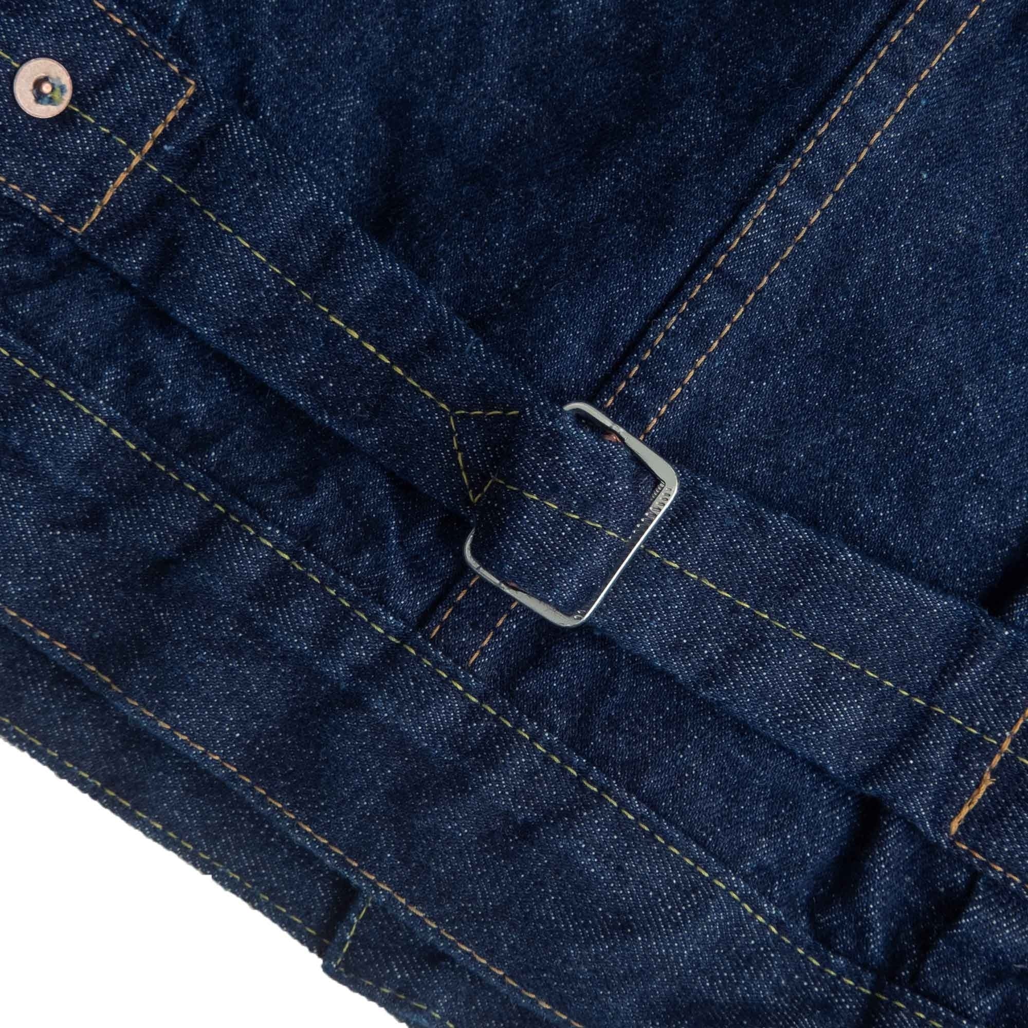 Type 1 Pleated Front 40's Denim Jacket - One Wash