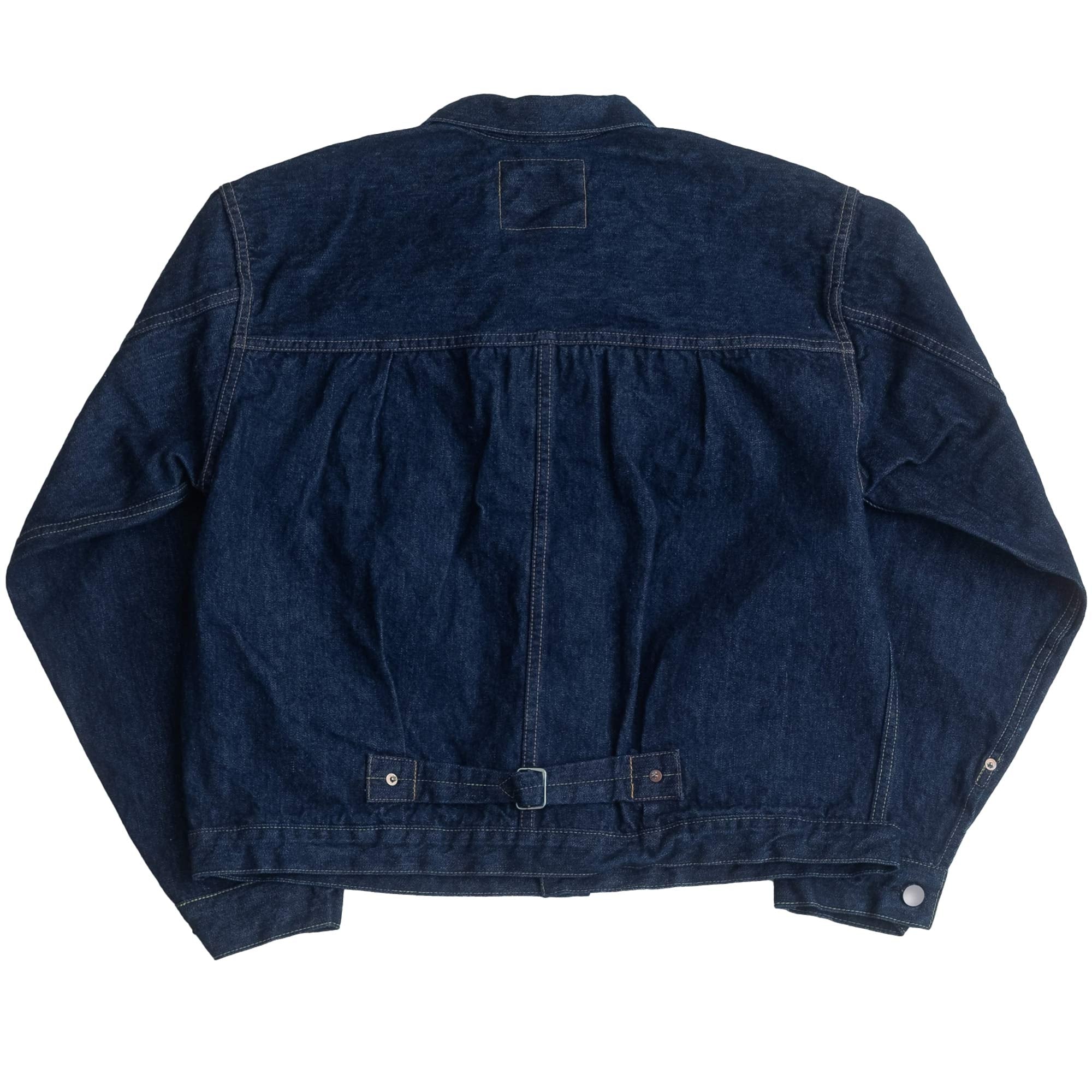 Type 1 Pleated Front 40's Denim Jacket - One Wash