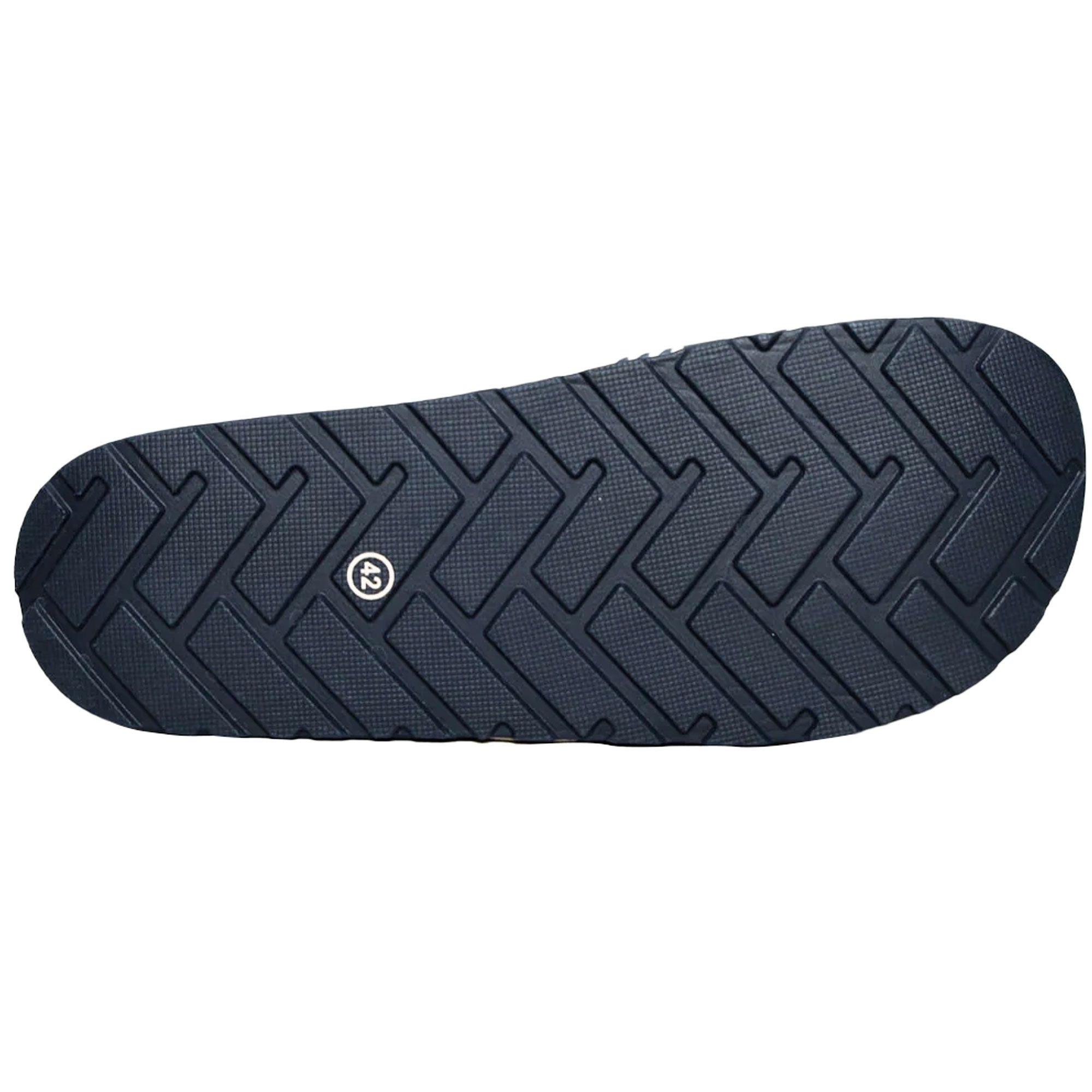 Aquascutum Active Iconic Check Slides - Navy