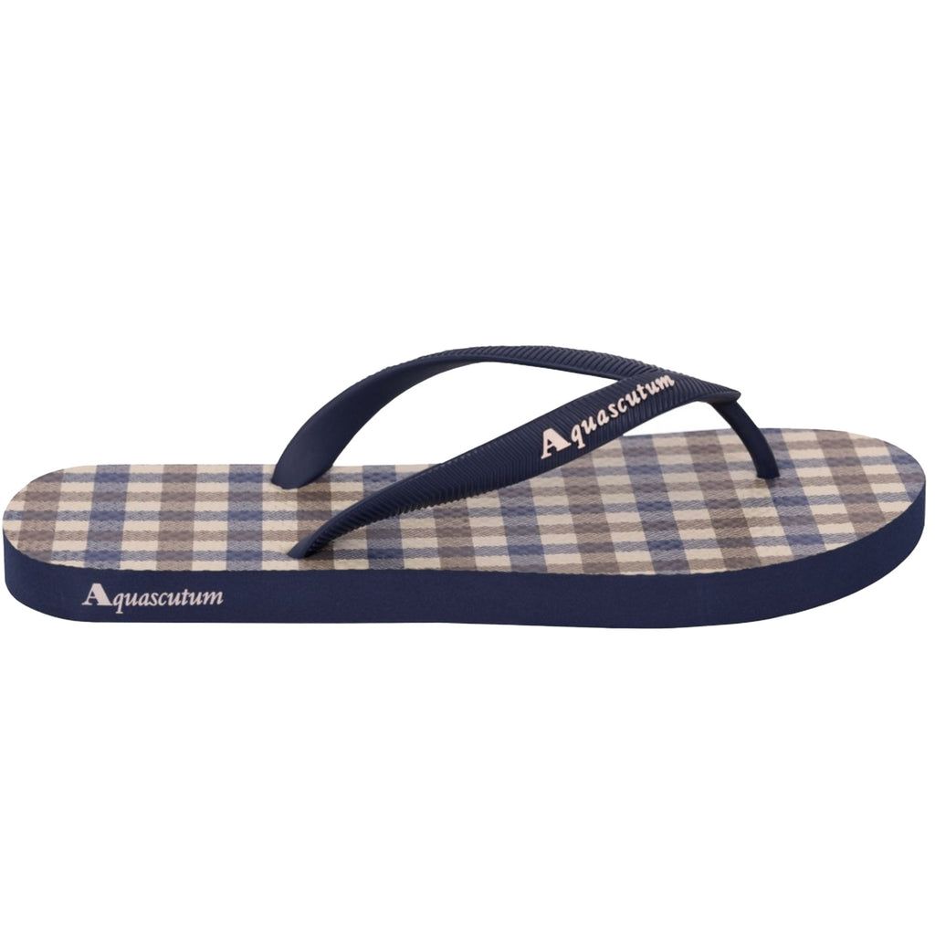 Aquascutum Iconic Flip Flops - Navy