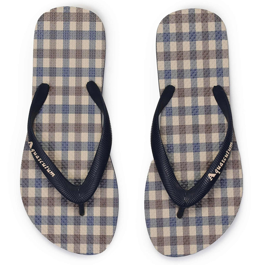 Aquascutum Iconic Flip Flops - Navy