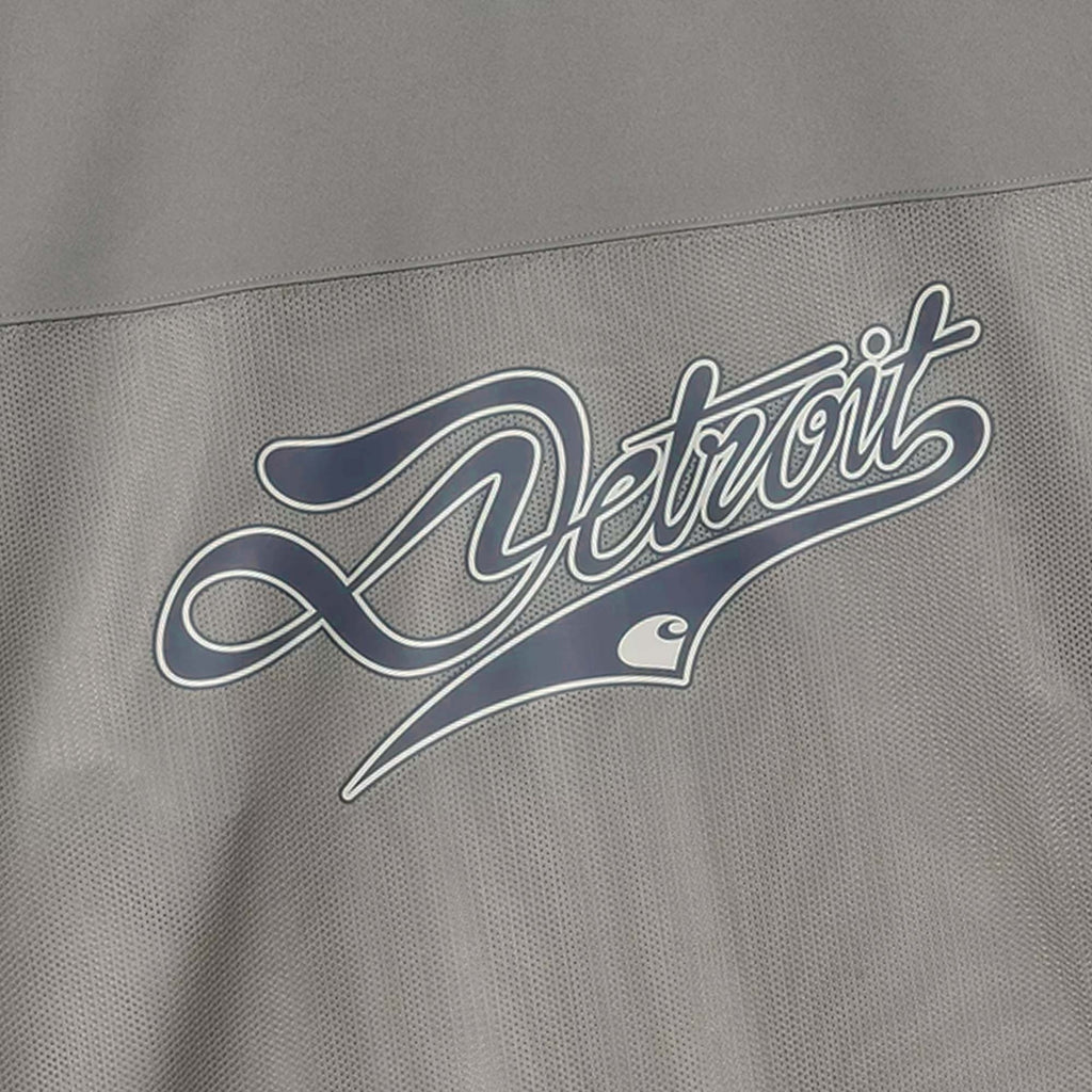 Carhartt WIP Long Sleeve Detroit Mesh T-Shirt - Black/Wax