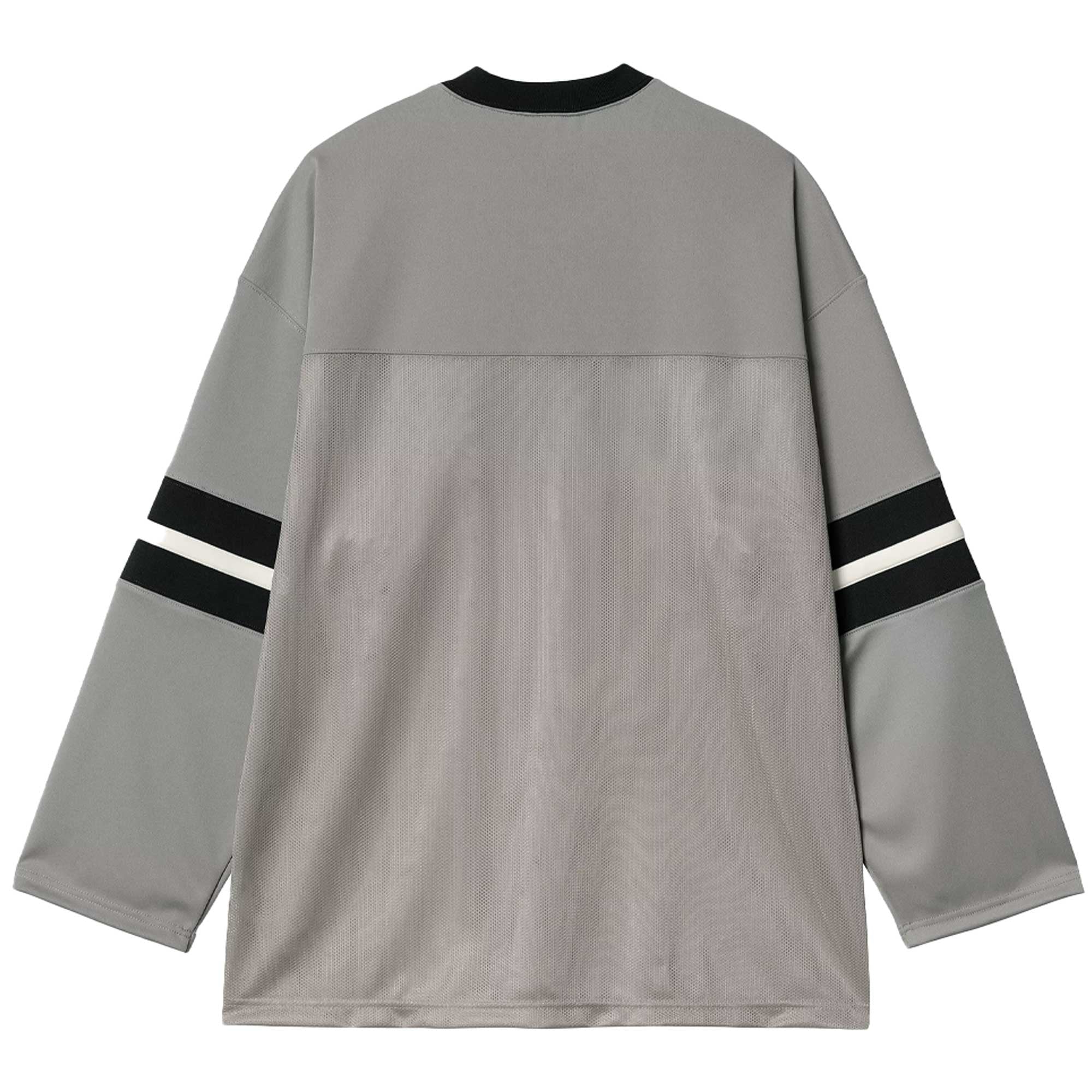 Carhartt WIP Long Sleeve Detroit Mesh T-Shirt - Black/Wax
