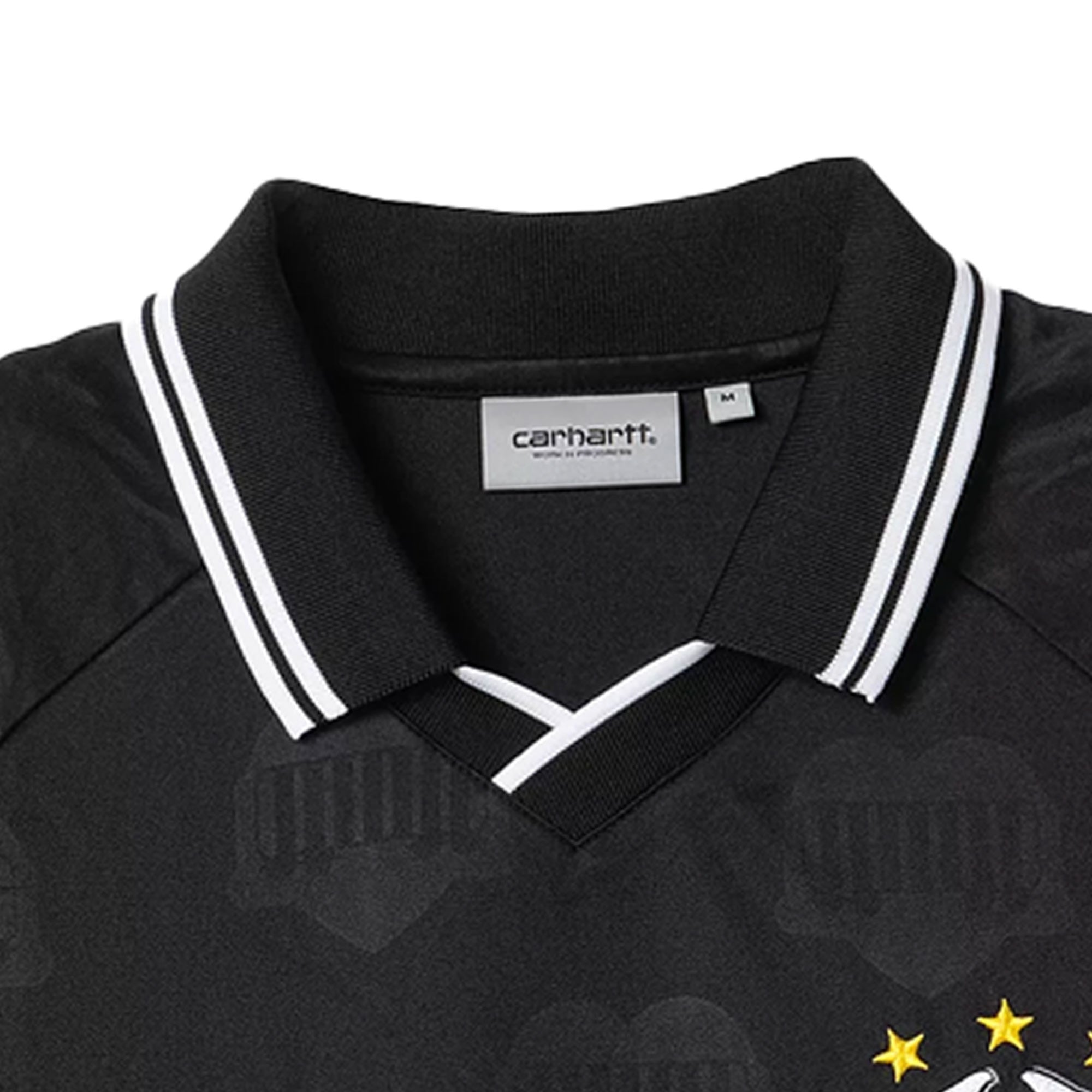 Carhartt WIP Short Sleeve Hartt's Football T-Shirt - Jacquard/Black