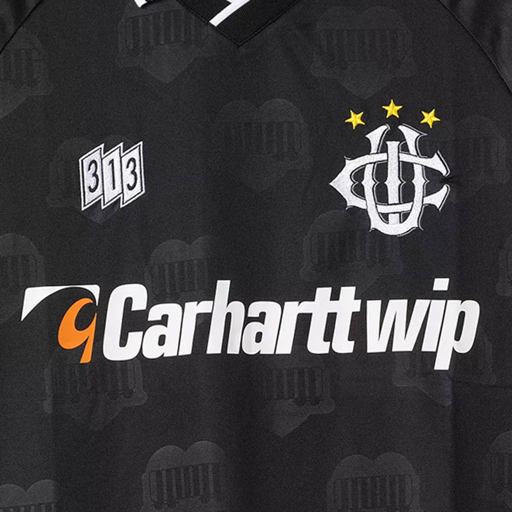 Carhartt WIP Short Sleeve Hartt's Football T-Shirt - Jacquard/Black