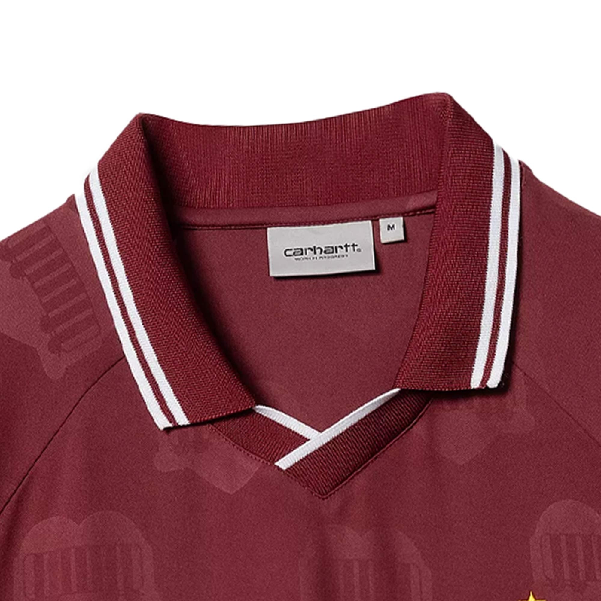 Carhartt WIP Short Sleeve Hartt's Football T-Shirt - Jacquard/Mulberry