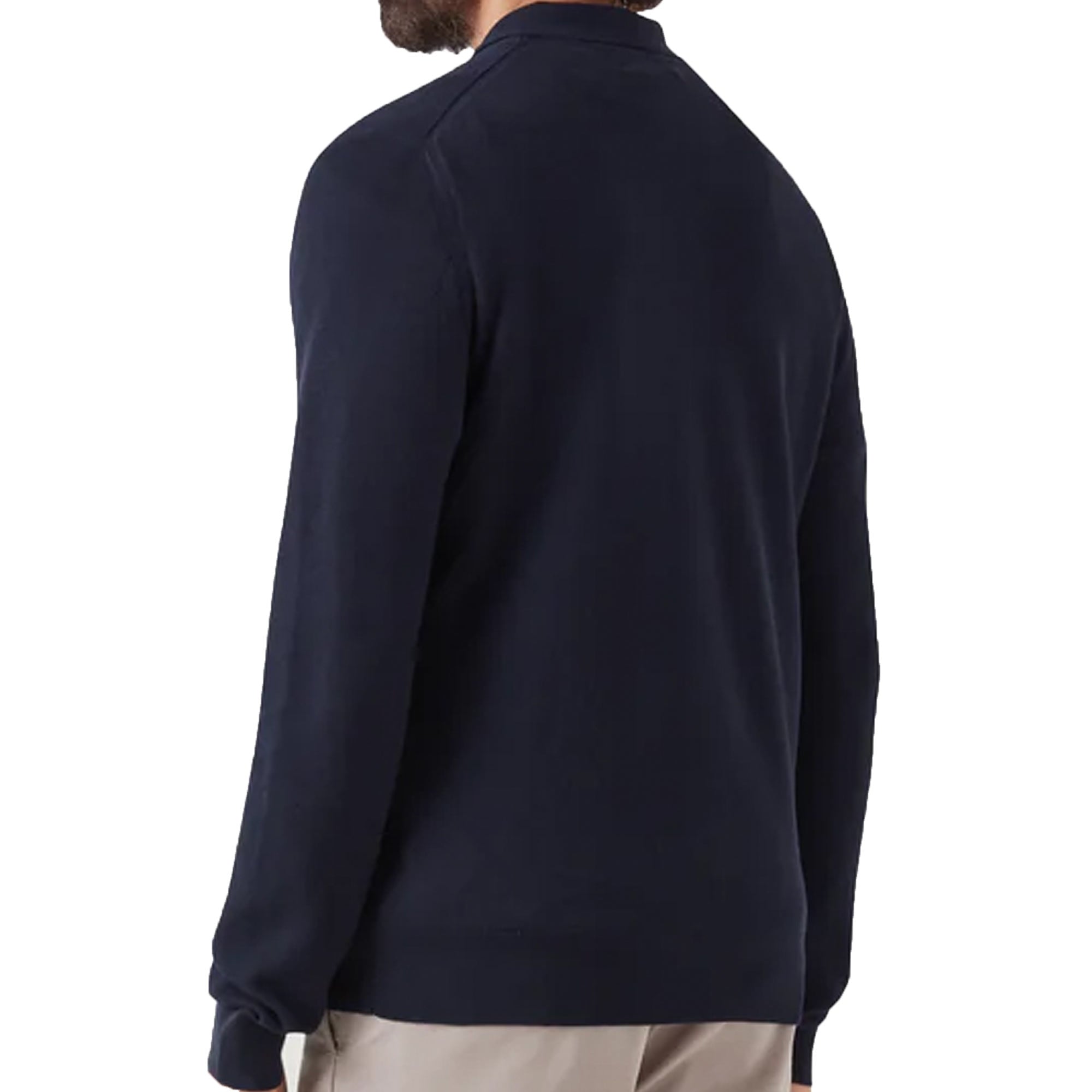 Belstaff Drift Knitted Polo Shirt - Dark Ink