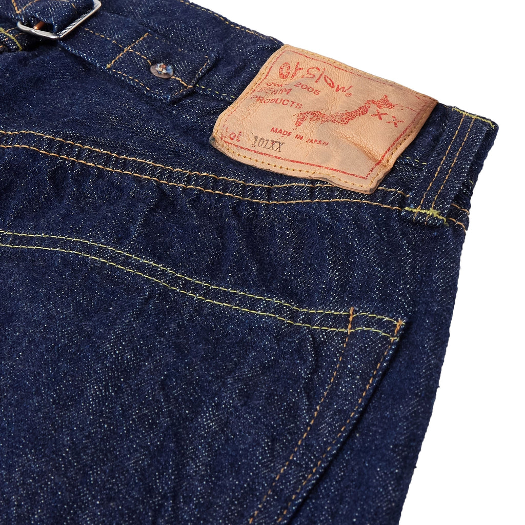 OrSlow Grand Dad's Straight-Leg Selvedge Jeans - One Wash