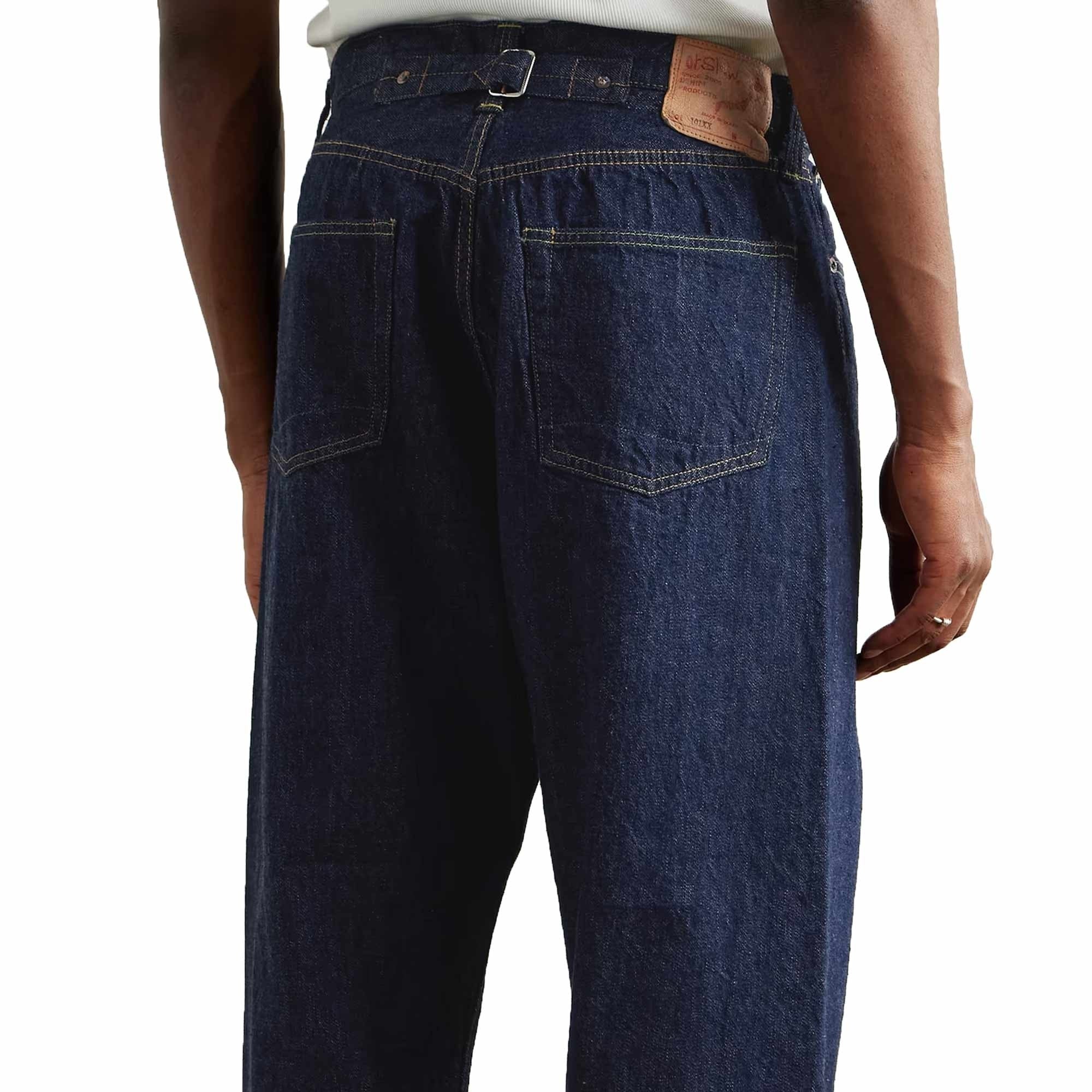 OrSlow Grand Dad's Straight-Leg Selvedge Jeans - One Wash