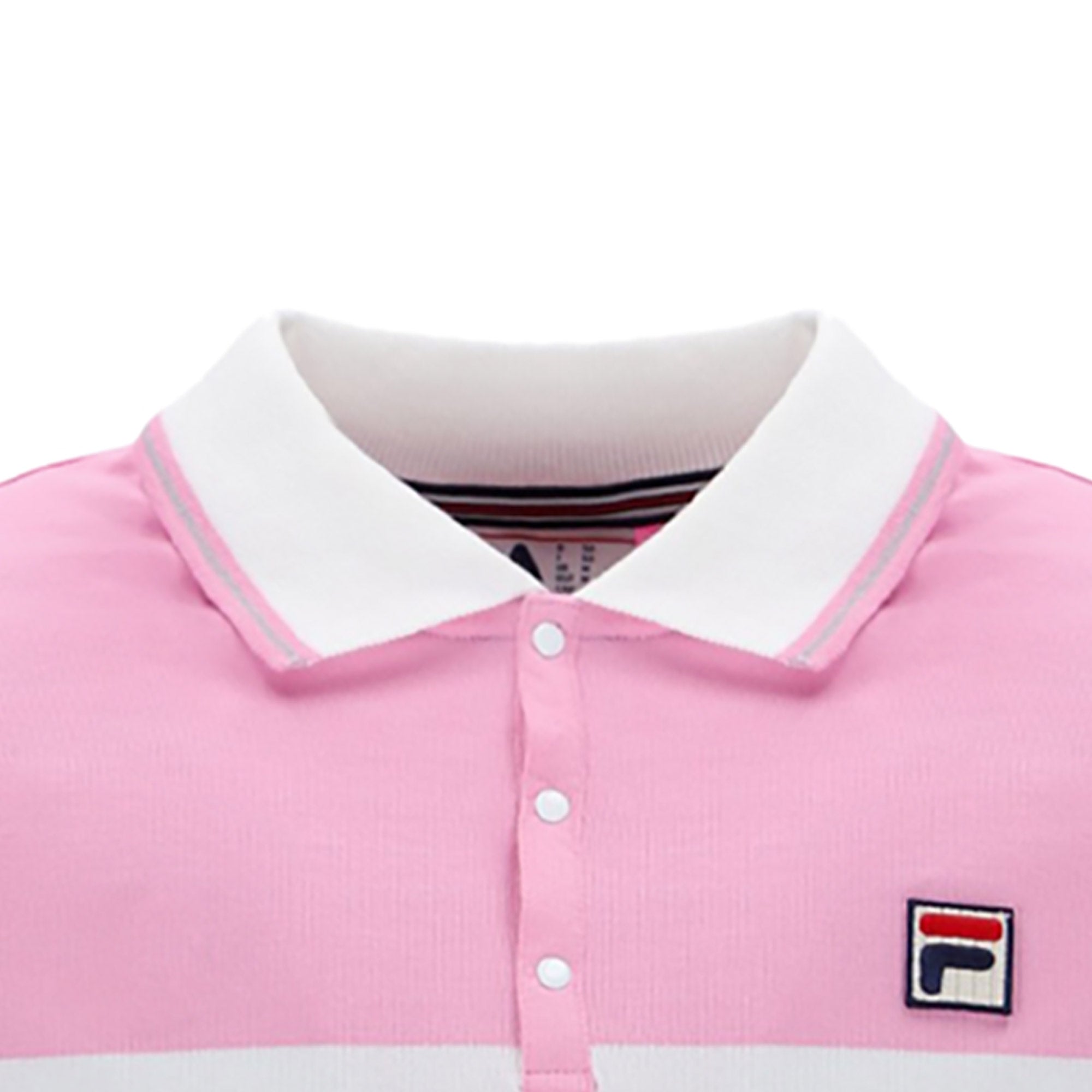 Fila Vintage Francis Polo Shirt - Prism Pink