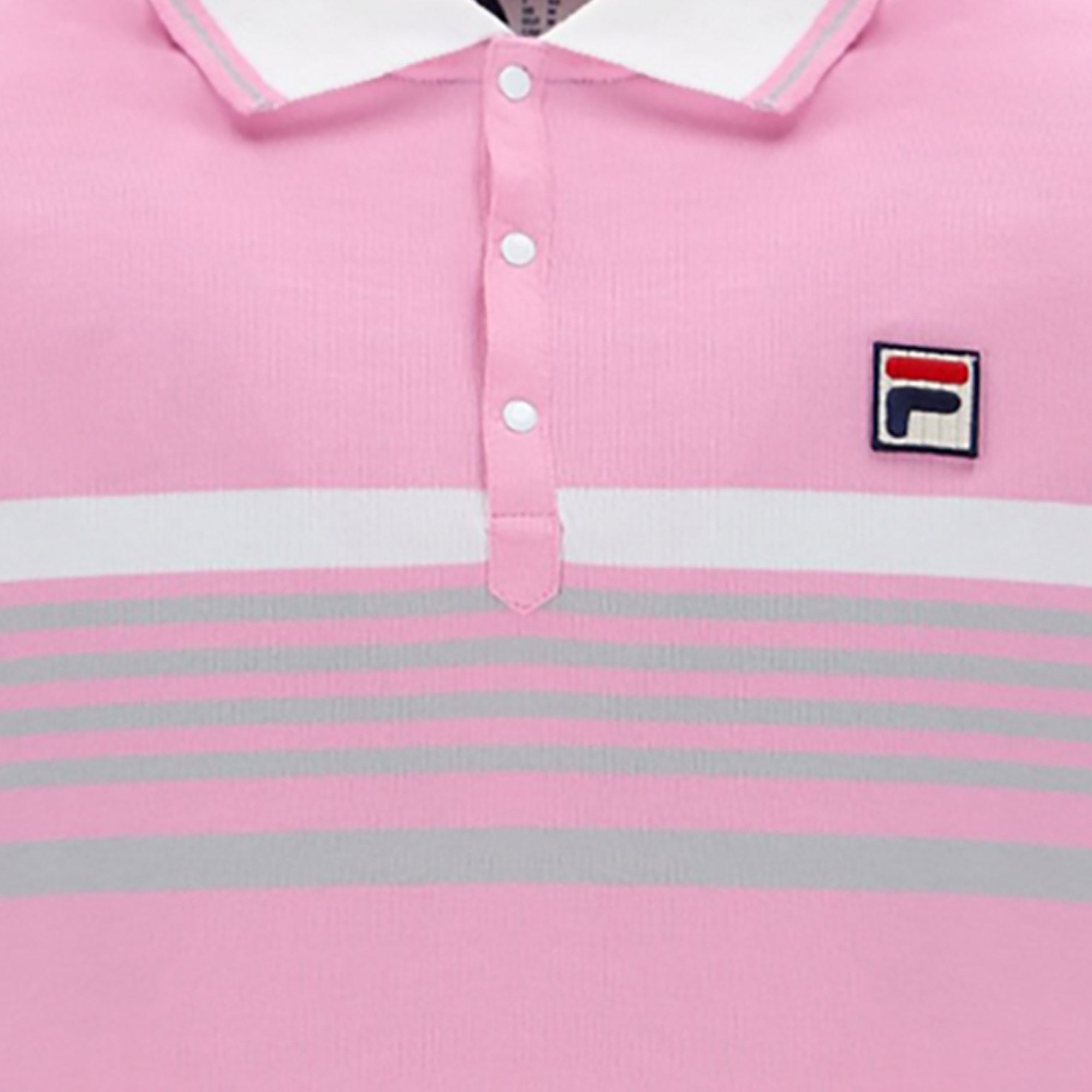 Fila Vintage Francis Polo Shirt - Prism Pink