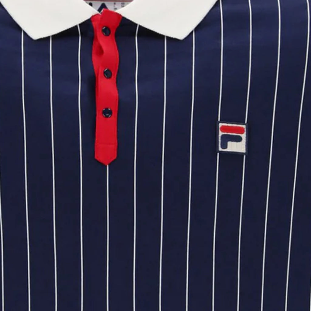 Fila Vintage BB1 Polo Shirt - Fila Navy