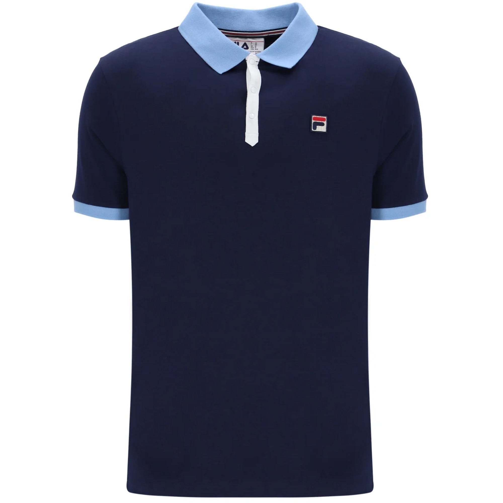 Fila Vintage Panatta 2 Short Sleeve Polo Shirt - Fila Navy