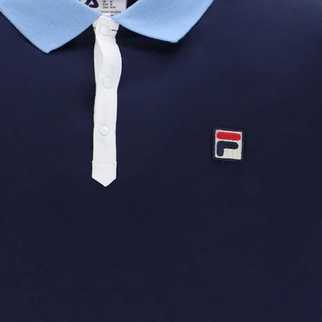 Fila Vintage Panatta 2 Short Sleeve Polo Shirt - Fila Navy