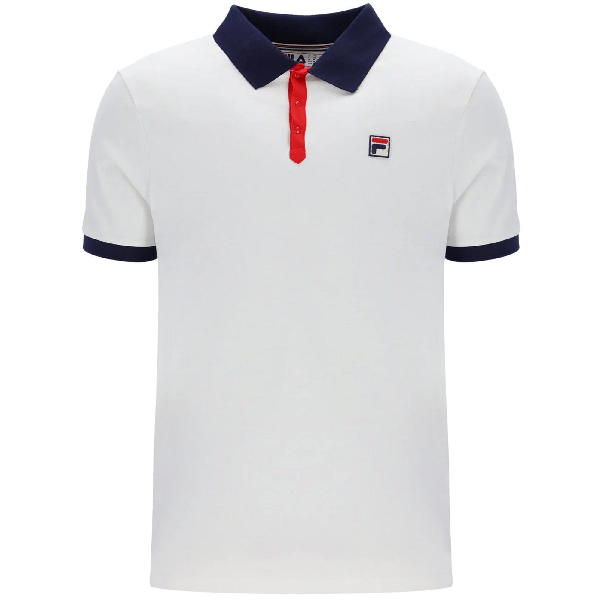 Fila Vintage Panatta 2 Short Sleeve Polo Shirt - Gardenia