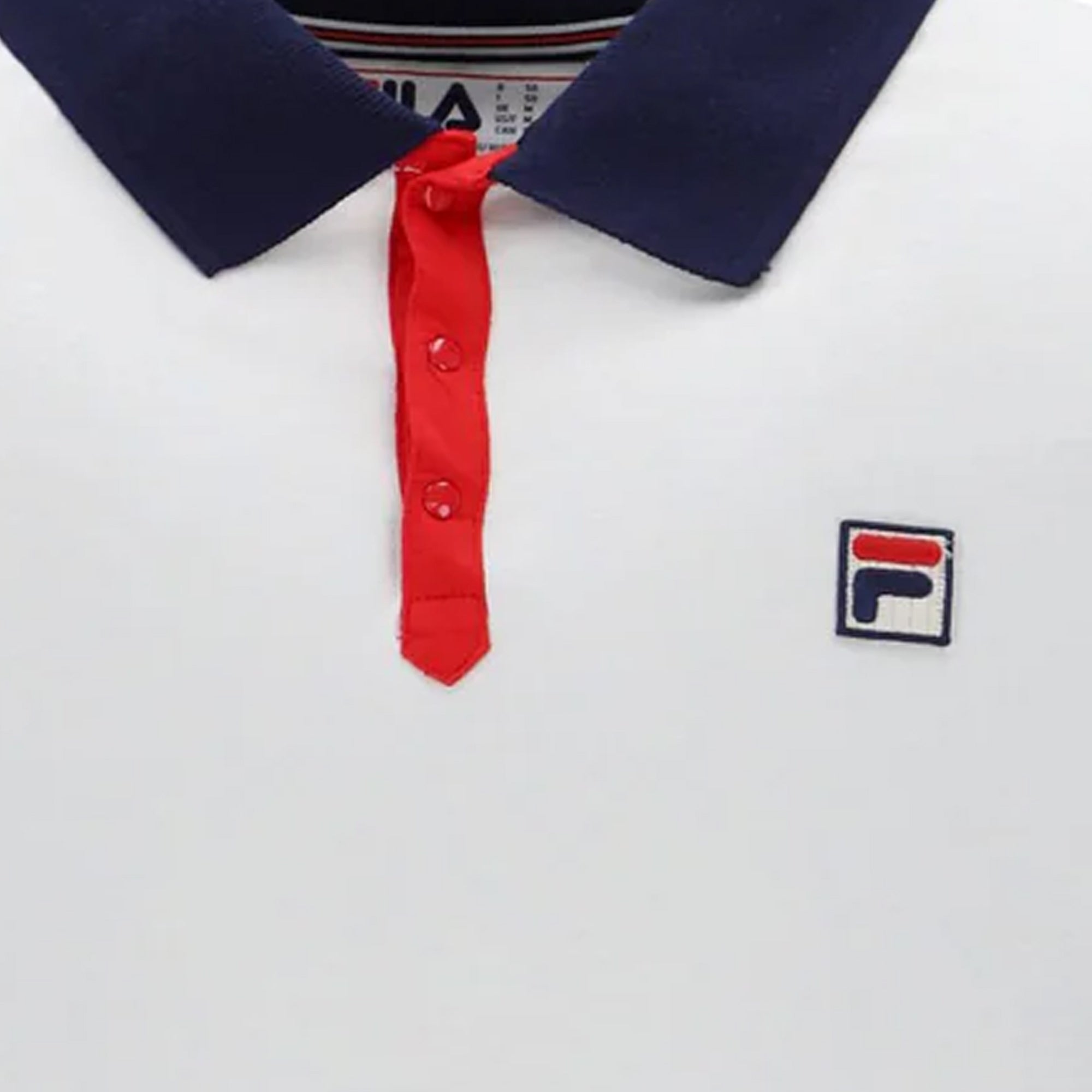 Fila Vintage Panatta 2 Short Sleeve Polo Shirt - Gardenia