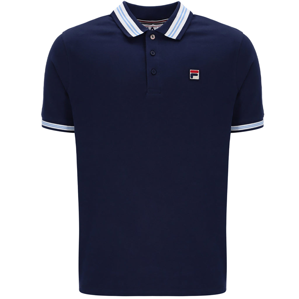Fila Vintage Faraz Polo Shirt - Fila Navy