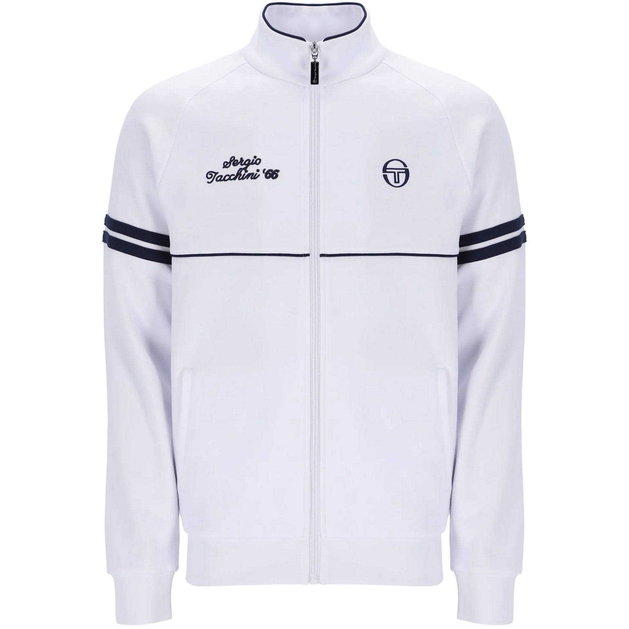Sergio Tacchini Orion Davis Track Top - White/Maritime