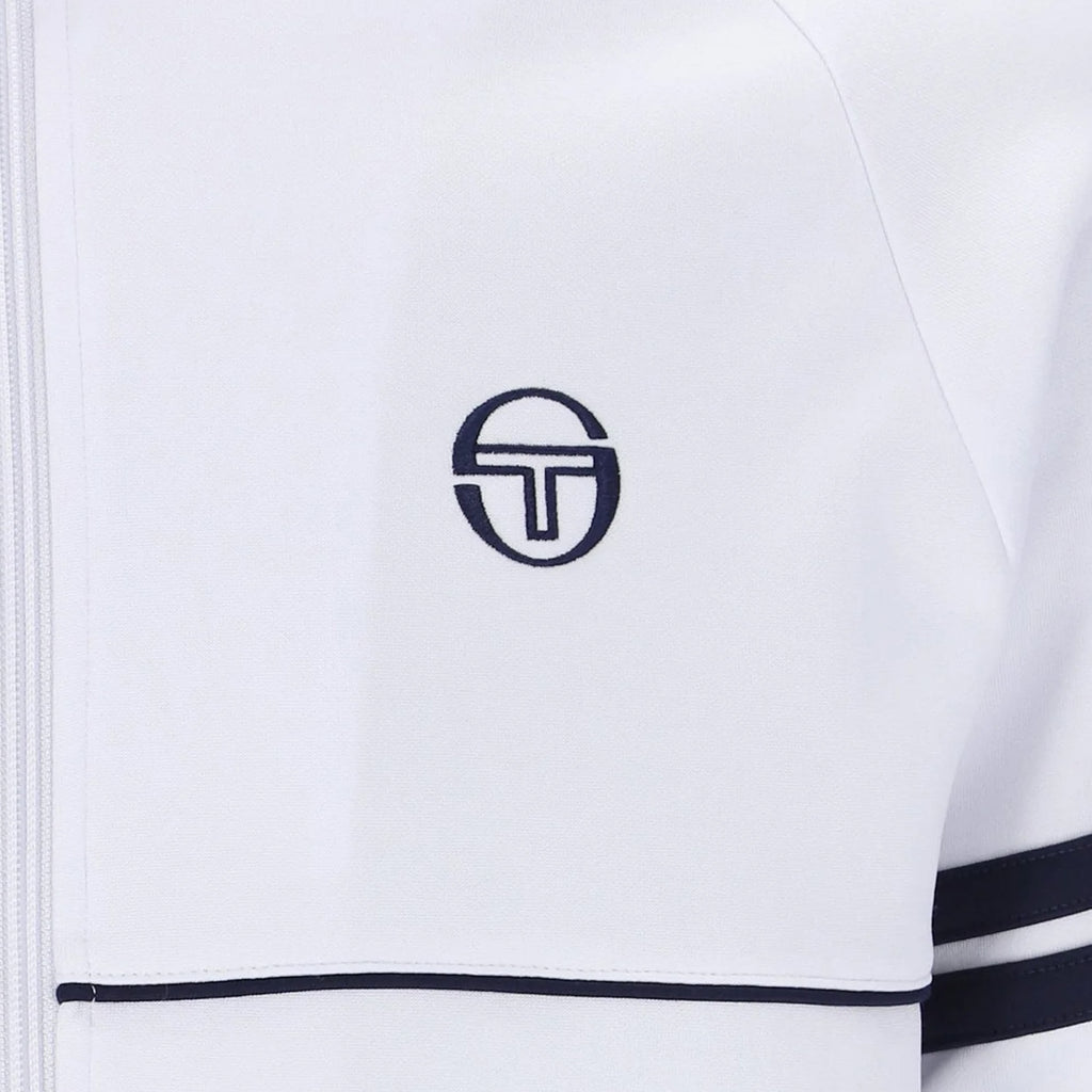 Sergio Tacchini Orion Davis Track Top - White/Maritime