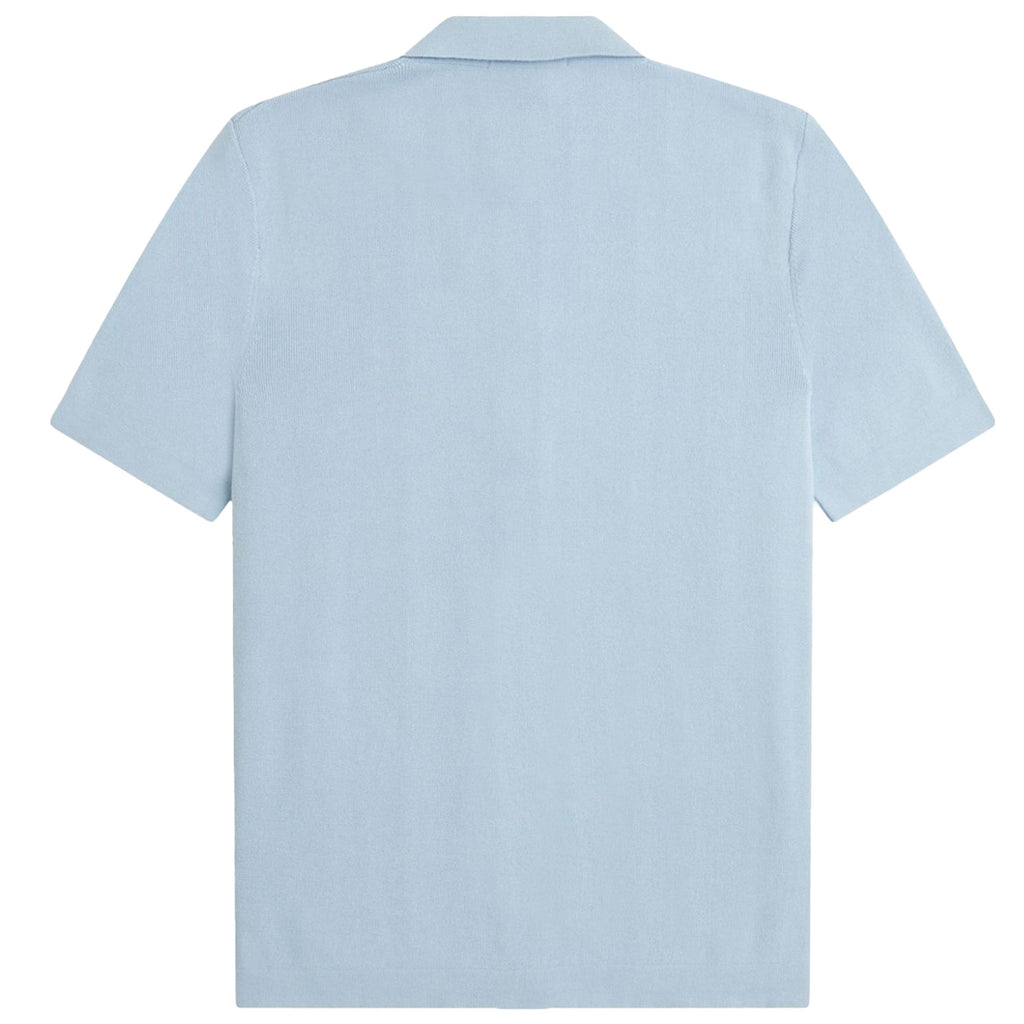Fred Perry Button Through Shirt - Light Smoke