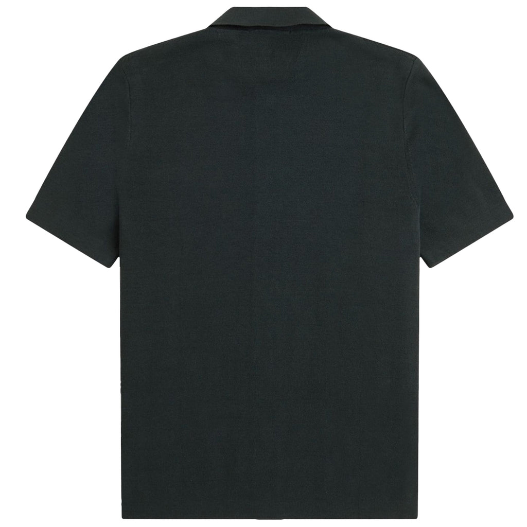 Fred Perry Button Through Shirt - Night Green