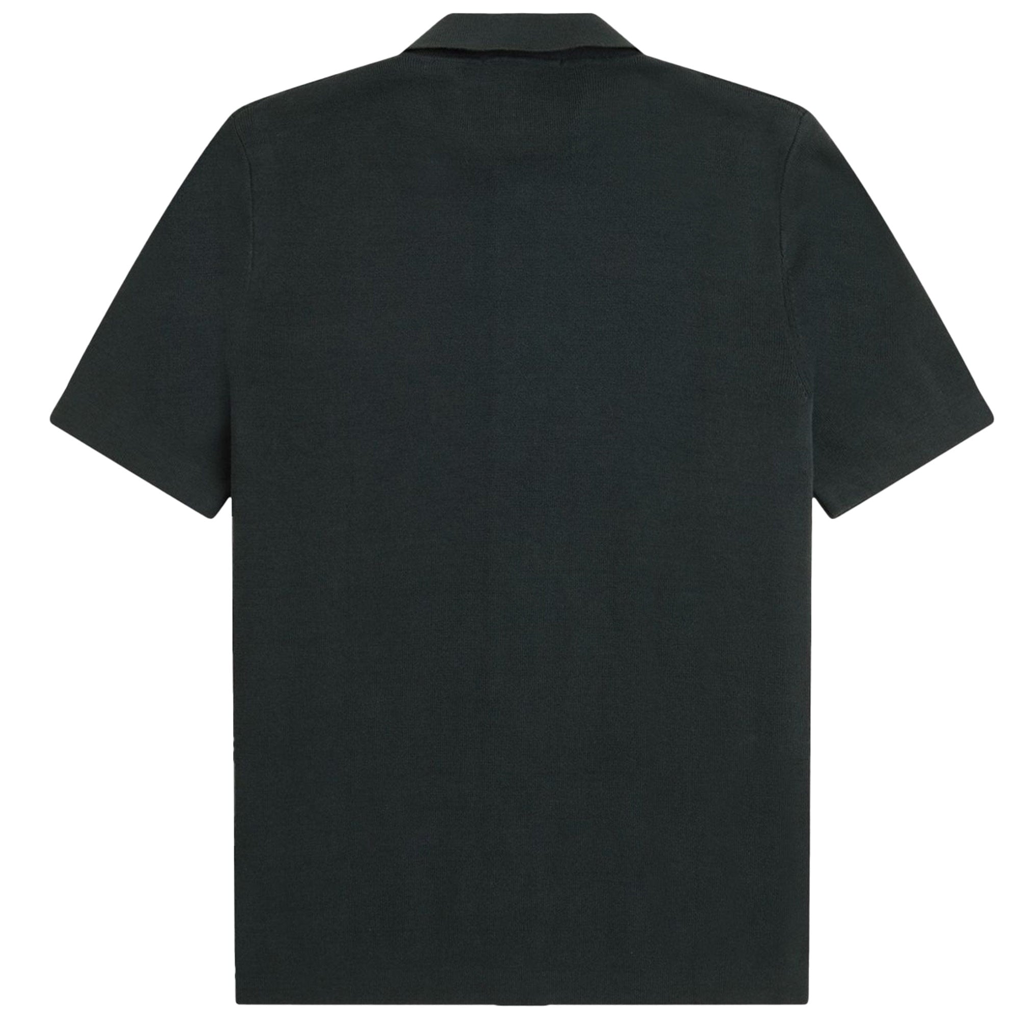Fred Perry Button Through Shirt - Night Green