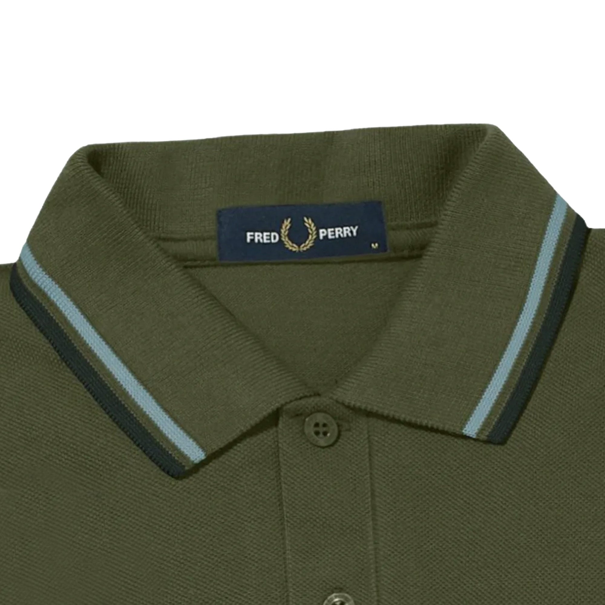 Fred Perry M3600 Twin Tipped Polo Shirt - Green