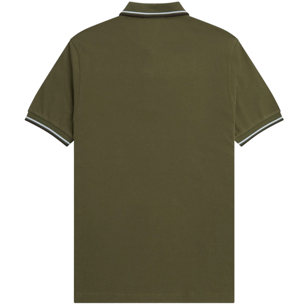 Fred Perry M3600 Twin Tipped Polo Shirt - Green